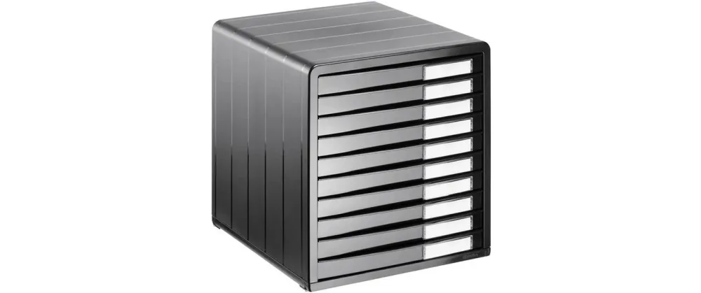 Rotho Bürobox Timeless Anthrazit | 32 × 29 × 34.5 cm