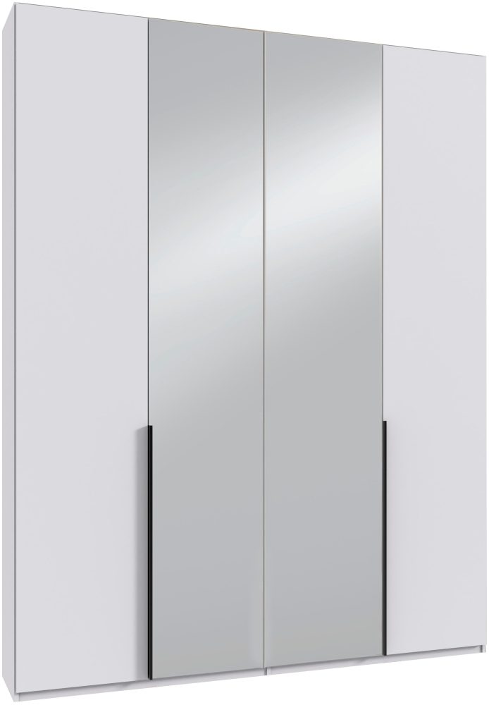 Wimex Kleiderschrank »Mugano,in 8 Breiten,3 Höhen,2 Tiefen, viele Farben, Made in Germany«, (in Basic oder Premium Ausstattung mit 2 weiteren Einlegeböden), mit langen oder kurzen Griffen aus Metall, mit oder ohne Spiegel