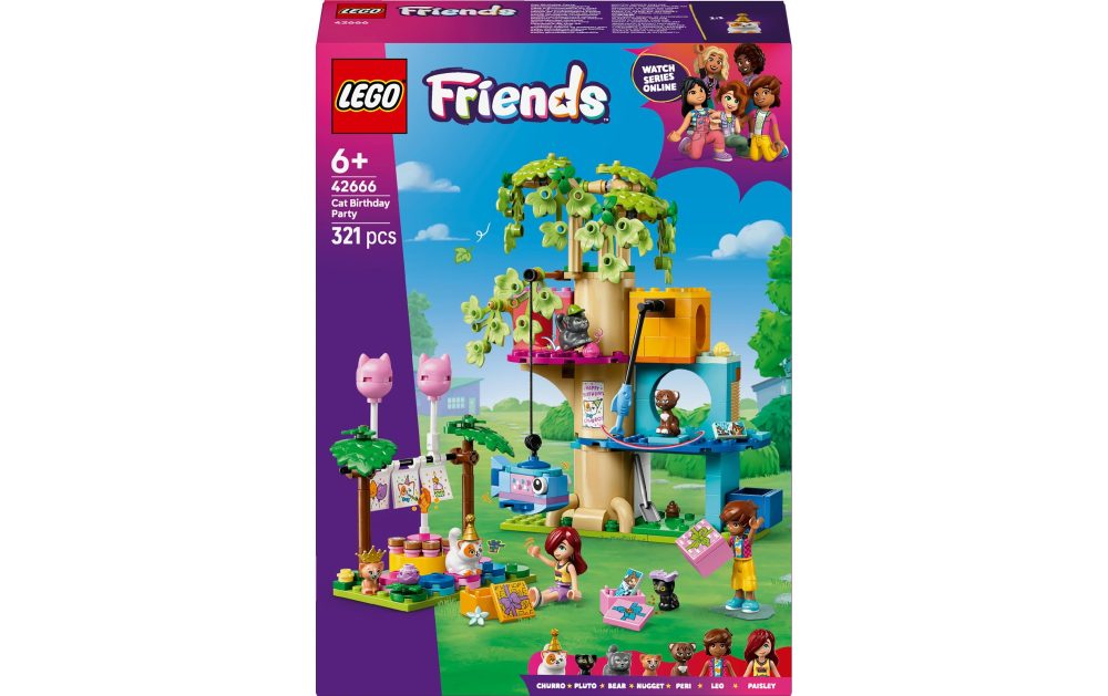 LEGO® - 42666 Katzengeburtstagsparty & Baumhaus, Multicolor
