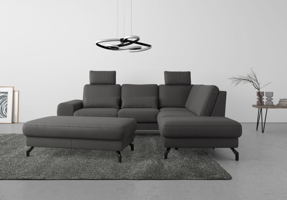 sit&more Ecksofa »Cinturo«, inklusive Sitztiefenverstellung und Federkern
