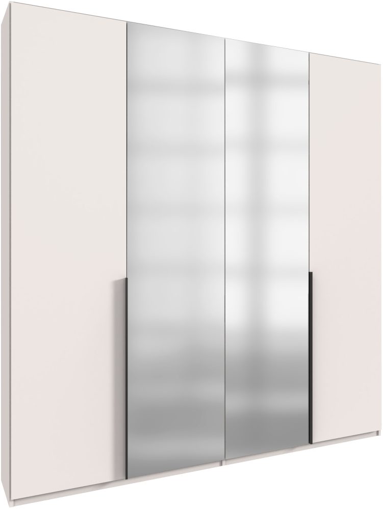 Wimex Kleiderschrank »Mugano,in 8 Breiten,3 Höhen,2 Tiefen, viele Farben, Made in Germany«, (in Basic oder Premium Ausstattung mit 2 weiteren Einlegeböden), mit langen oder kurzen Griffen aus Metall, mit oder ohne Spiegel