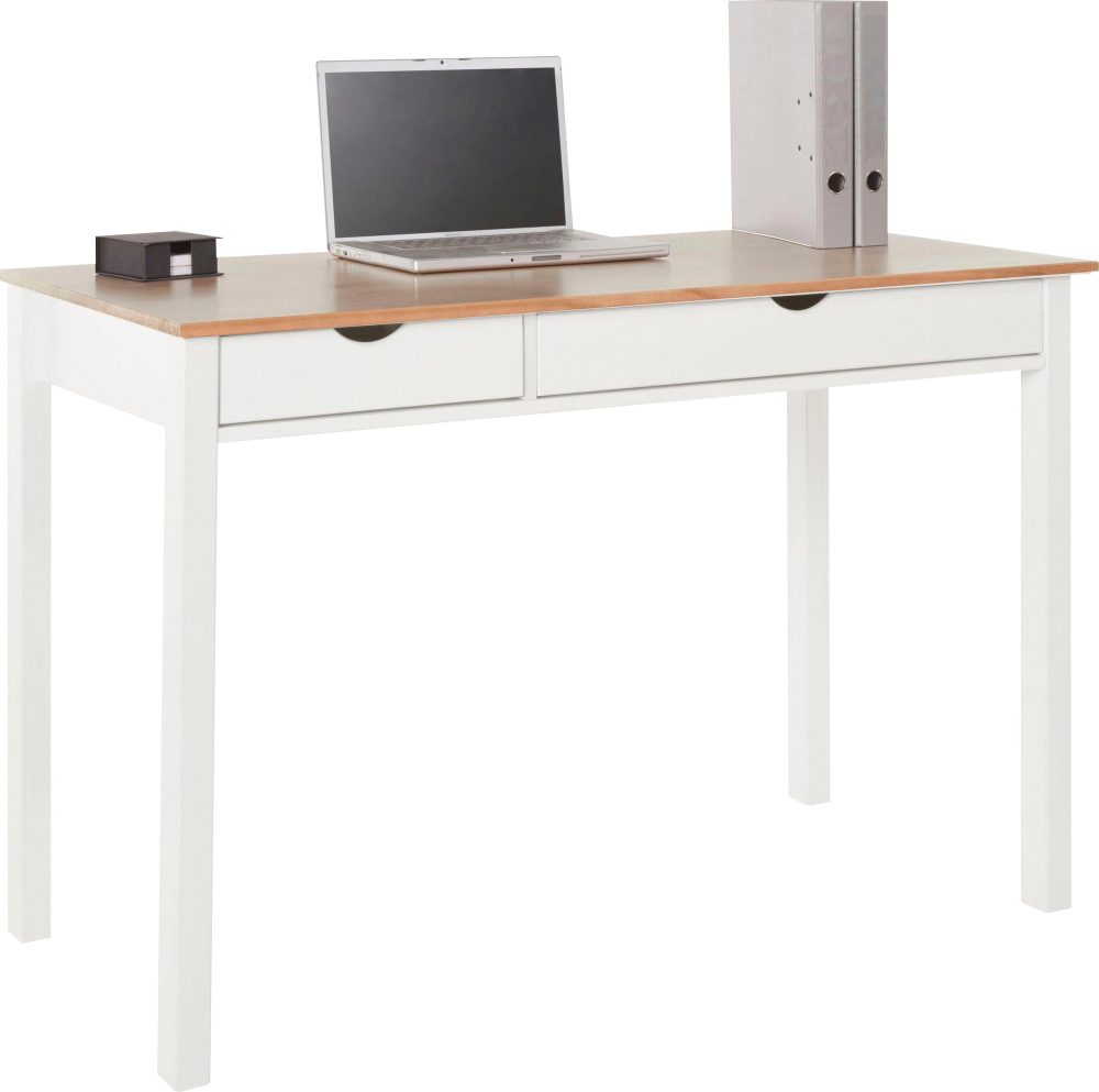 my home Schreibtisch »Gava«, aus massivem Kiefernholz, ideal für das home office, Laptoptisch Breite 120 cm