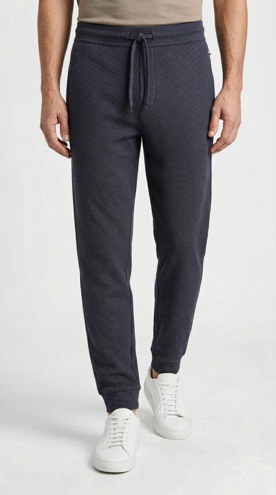 BOSS Pyjamahose »Waffle Pants Cuf«