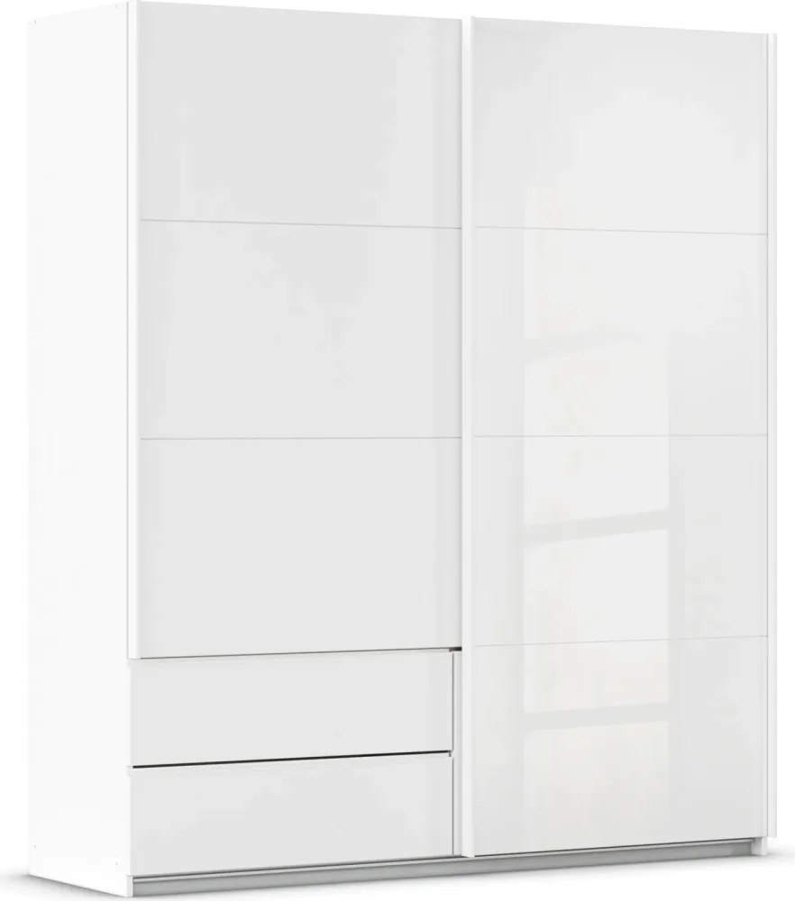 Schwebetürenschrank Elara In Weiss 181/210/62 cm Weiss 