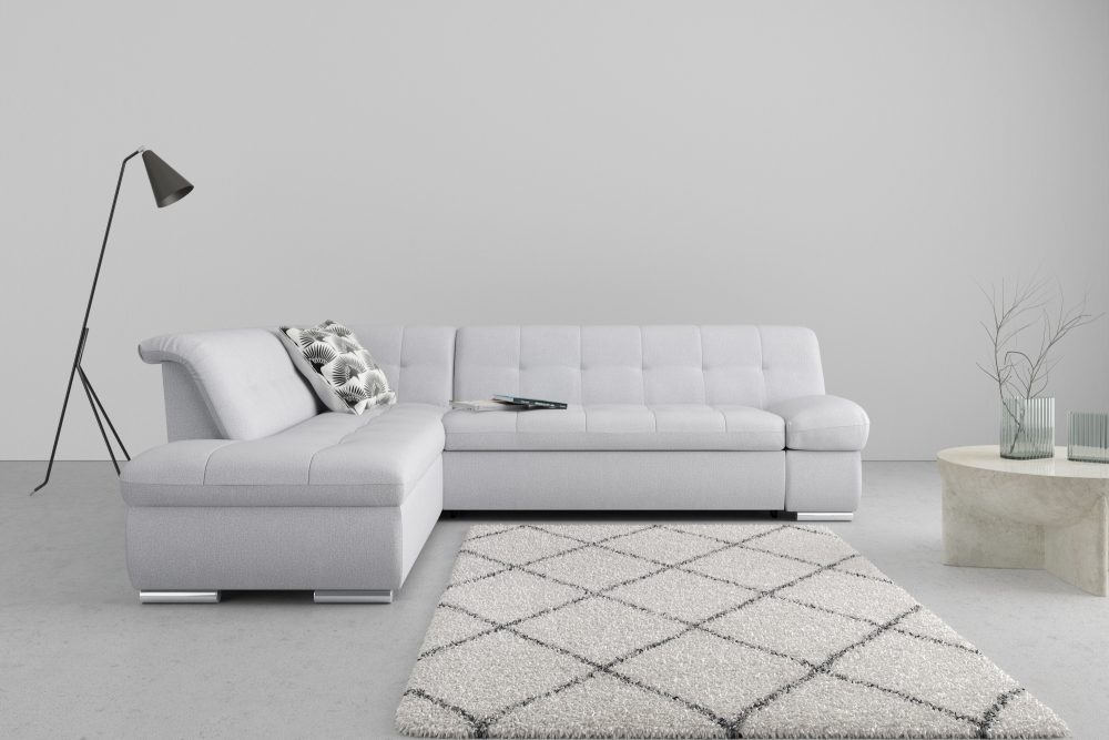 DOMO collection Ecksofa »Mona«, wahlweise mit Bett- und Armlehnfunktion