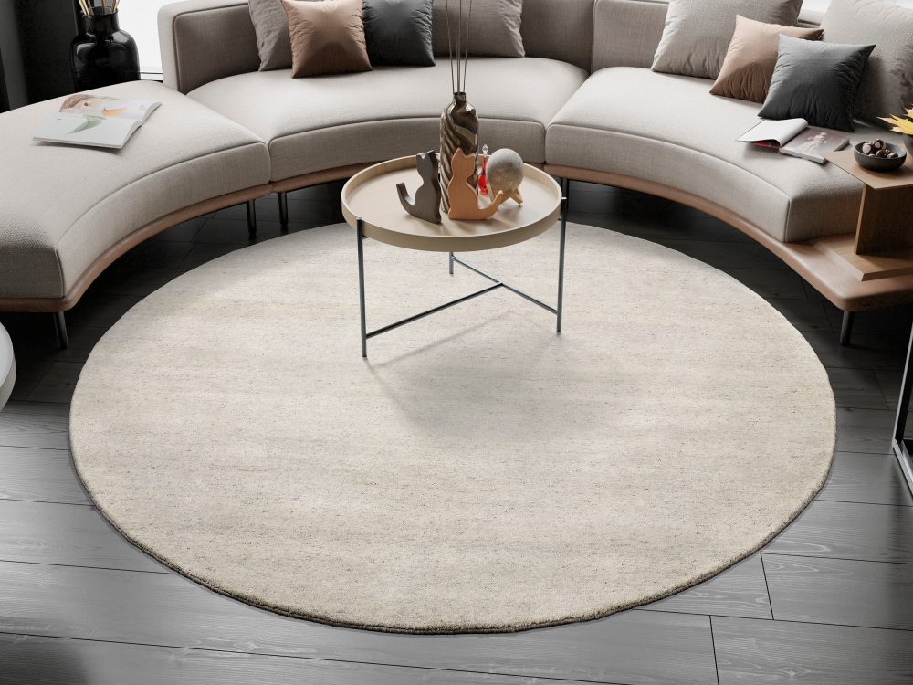 OCI DIE TEPPICHMARKE Teppich »ESEMPIO UNI MELANGE«, rund