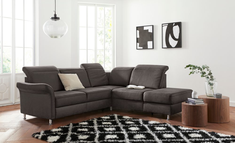 sit&more Ecksofa, inklusive Federkern, wahlweise mit Kopfteilverstellung, Bettfunktion und Stauraum