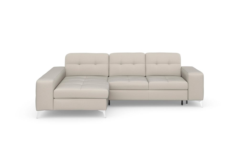 sit&more Ecksofa »Balvieni«, inklusive Sitztiefenverstellung und Federkern, wahlweise mit Bettfunktion und Bettkasten