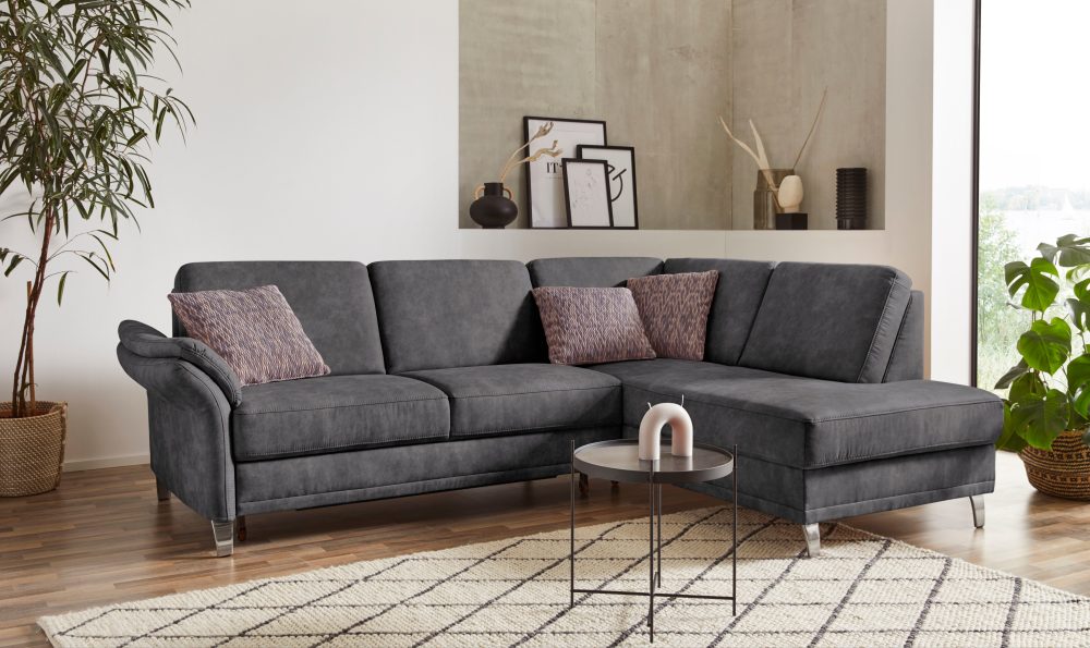 sit&more Ecksofa »Clio V«, wahlweise mit Bettfunktion und Bettkasten, inklusive Federkern