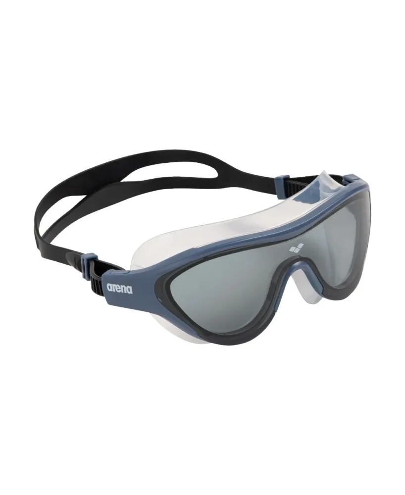 Arena The One Mask Schwimmbrille blau, Harte GläserUnverspiegelte Gläser