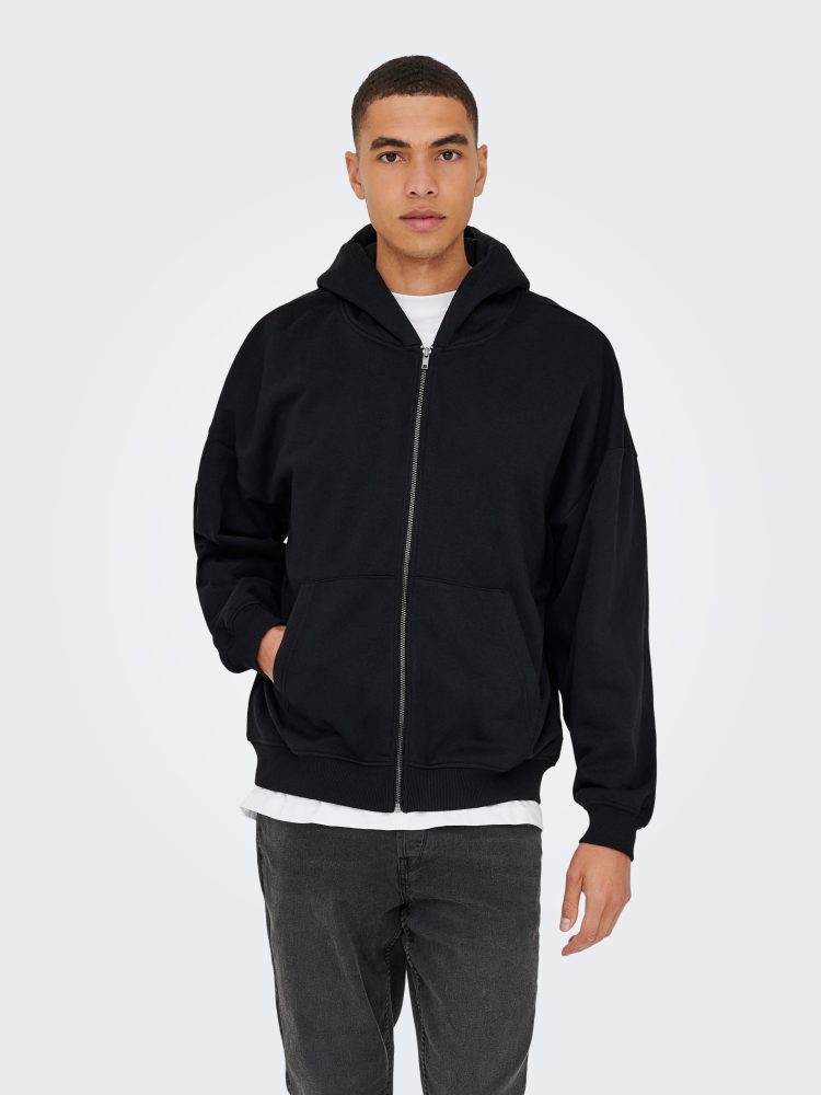 ONLY & SONS Kapuzensweatshirt »ONSTURNER LIFE VTG ZIP HOODIE SWEAT«