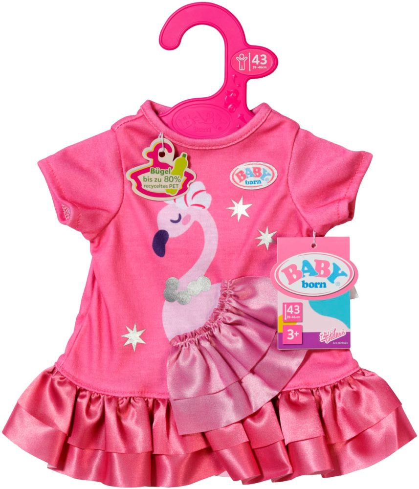 Baby Born Puppenkleidung »Kleid Flamingo 43 cm«