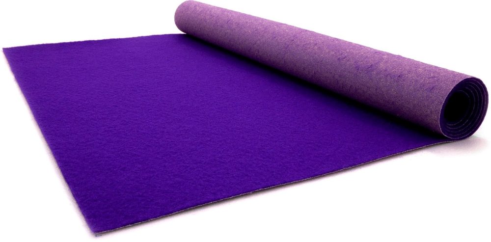 Primaflor-Ideen in Textil Läufer »Eventteppich PODIUM«, rechteckig, 2,6 mm Höhe, Breite 200 cm, robuster Nadelfilz, Uni Farben, In- und Outdoor geeignet, ideal für Events & und Veranstaltungen