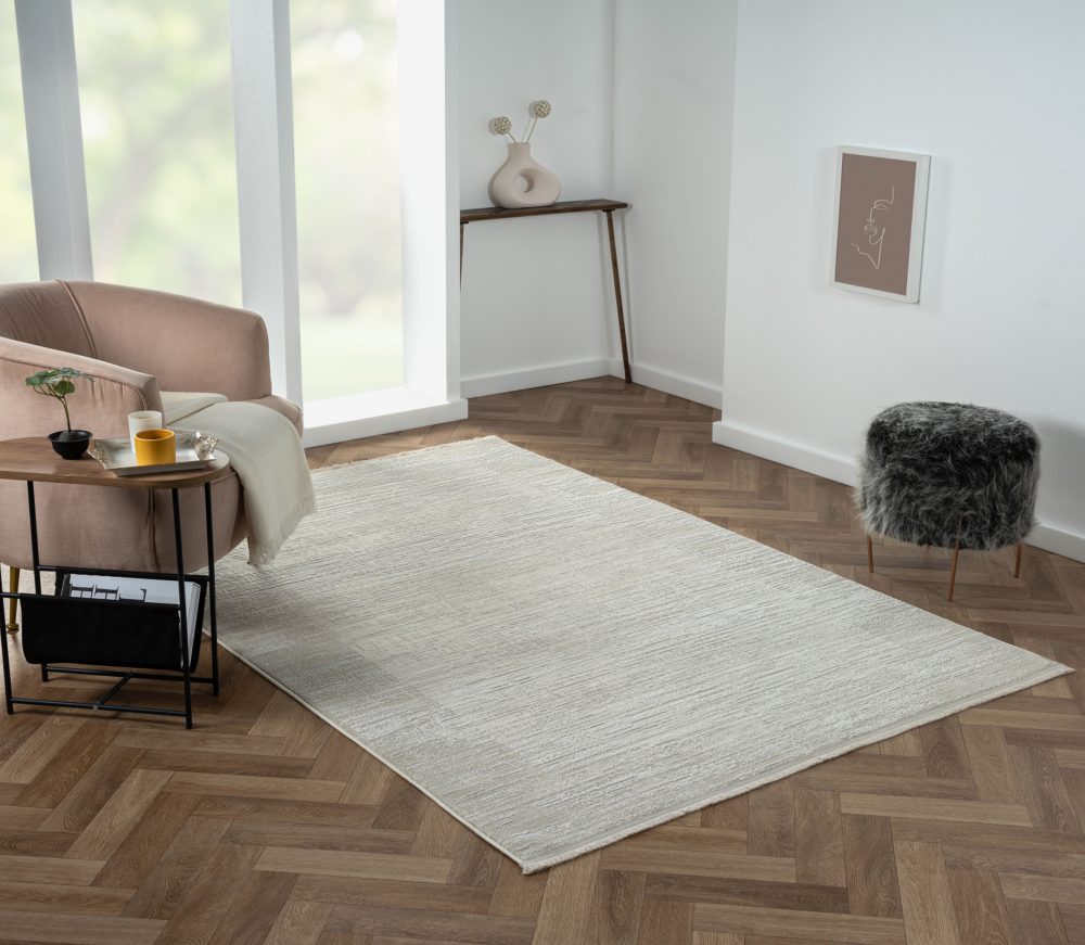 Myflair Möbel & Accessoires Teppich »My Heaven«, rechteckig, Kurzflor, Scandi-Look, besonders weich durch Microfaser, mit Fransen