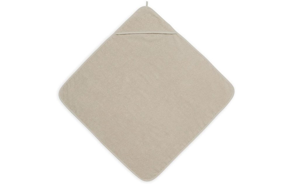 jollein Kapuzenbadetuch Frottee nougat 75 x 75 cm