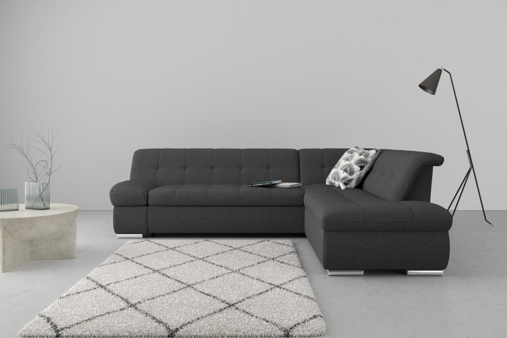 DOMO collection Ecksofa »Mona«, wahlweise mit Bett- und Armlehnfunktion