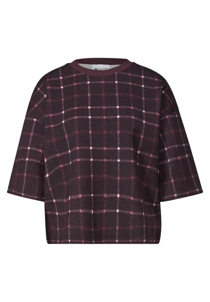 Kurzarm Sweatshirt mit Print