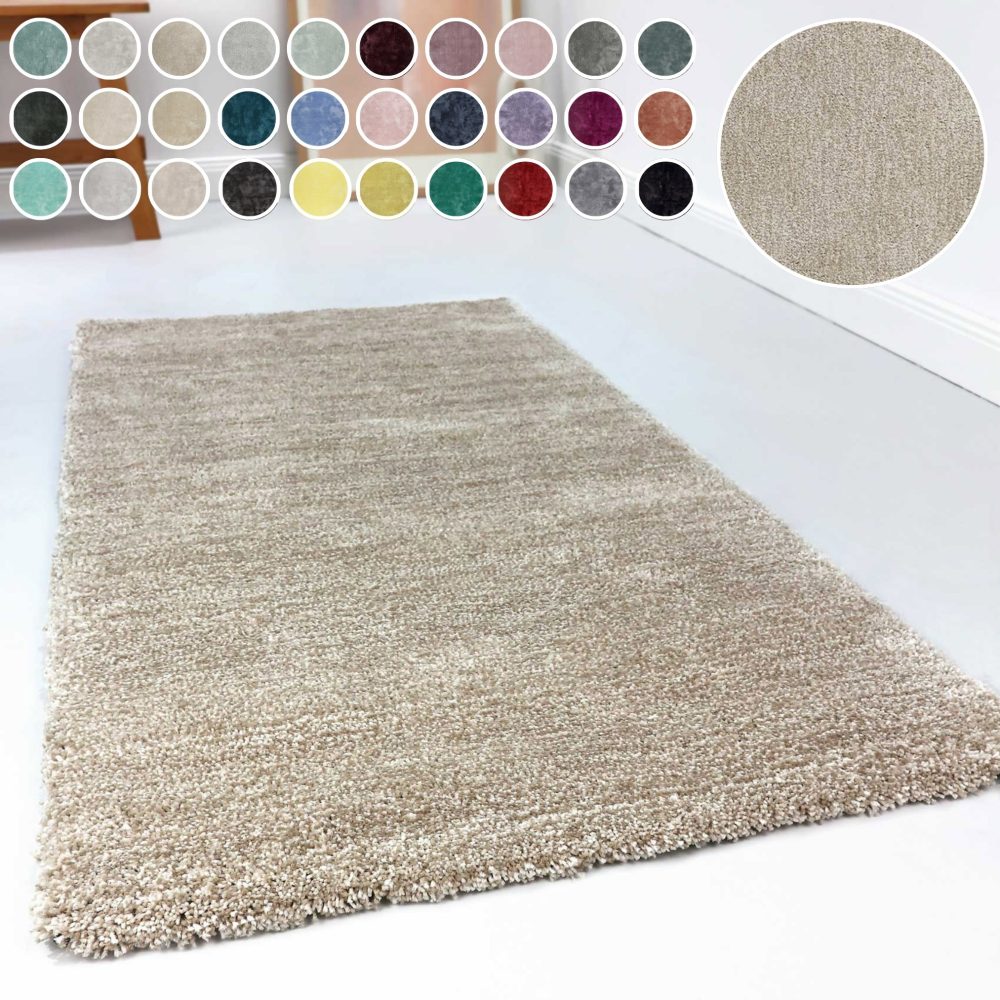 Esprit Hochflor-Teppich »Relaxx«, rund, 25 mm Höhe