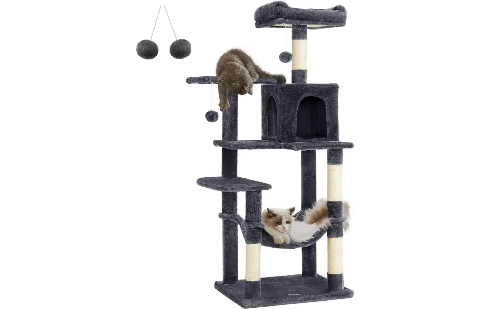 Katzenbaum FEANDREA Spanplatte dunkelgrau