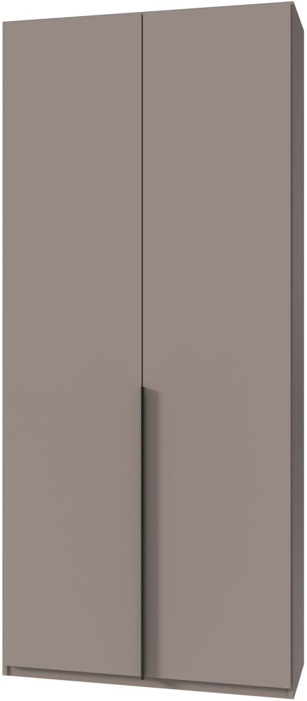 Wimex Kleiderschrank »Mugano,in 8 Breiten,3 Höhen,2 Tiefen, viele Farben, Made in Germany«, (in Basic oder Premium Ausstattung mit 2 weiteren Einlegeböden), mit langen oder kurzen Griffen aus Metall, mit oder ohne Spiegel