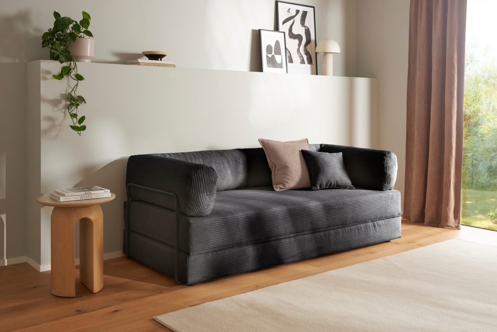 Jockenhöfer Gruppe Schlafsofa »Folda, Dauerschläfer, Breite 206 cm, Liegefläche 181x198 cm« mit Bett-/Schlaffunktion, Tonnentaschenfederkern mit Boxspringaufbau