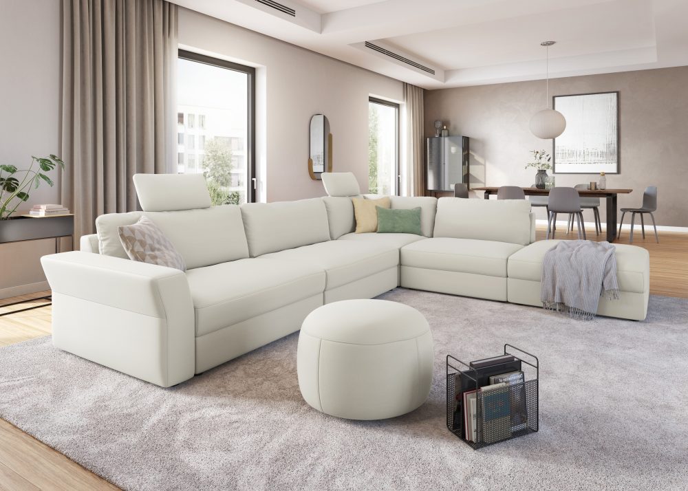 sit&more Ecksofa, mit Sitztiefenverstellung