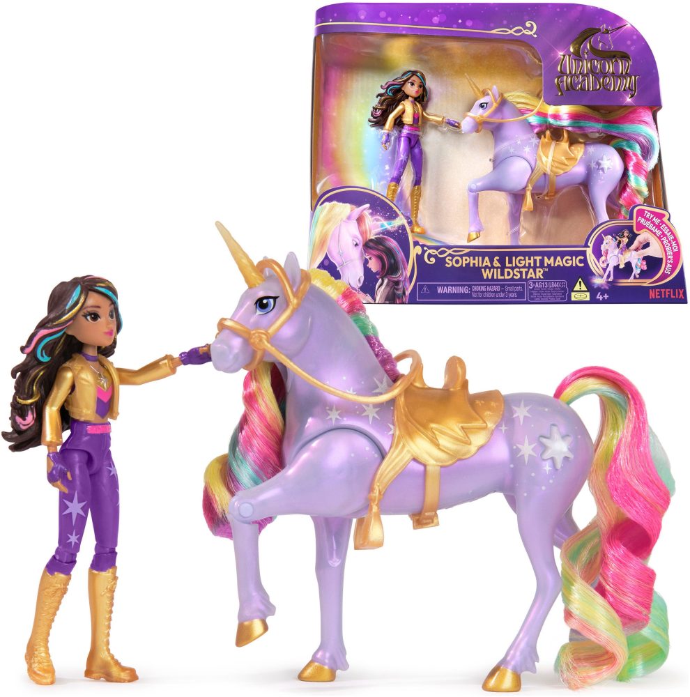 Unicorn Academy Licht-Magie Wildstar und Sophia - ca. 12 cm