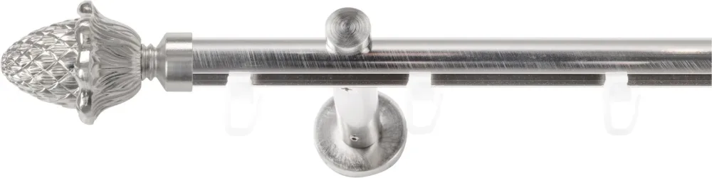 SN DECO GROUP Gardinenstange Ø 19 mm 1 läufig-läufig Fixmass;kürzbar