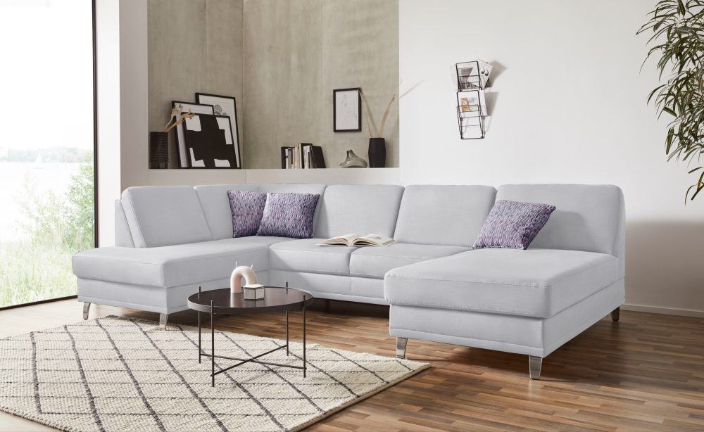 sit&more Wohnlandschaft »Clio V«, wahlweise mit Bettfunktion und Bettkasten, inklusive Federkern