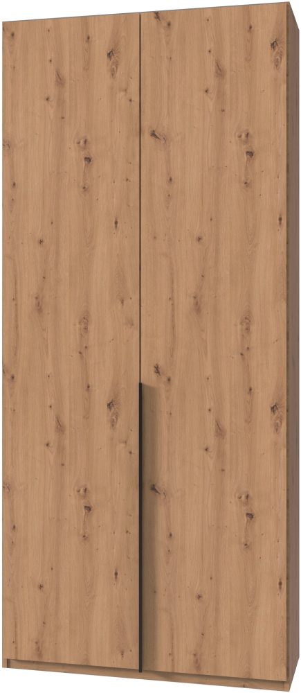 Wimex Kleiderschrank »Mugano,in 8 Breiten,3 Höhen,2 Tiefen, viele Farben, Made in Germany«, (in Basic oder Premium Ausstattung mit 2 weiteren Einlegeböden), mit langen oder kurzen Griffen aus Metall, mit oder ohne Spiegel