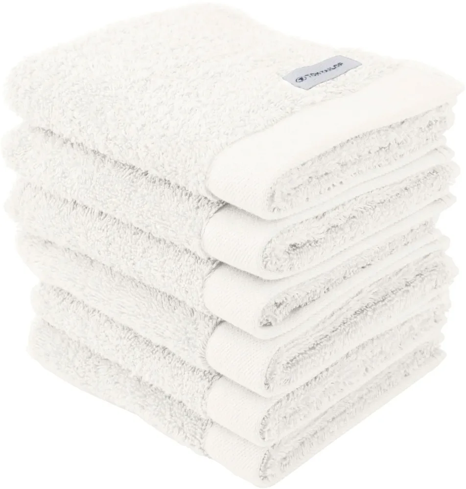 Tom Tailor - Gästetuch  1er Pack-Color Bath Guest Towel, 30 x 50 cm, Weiss