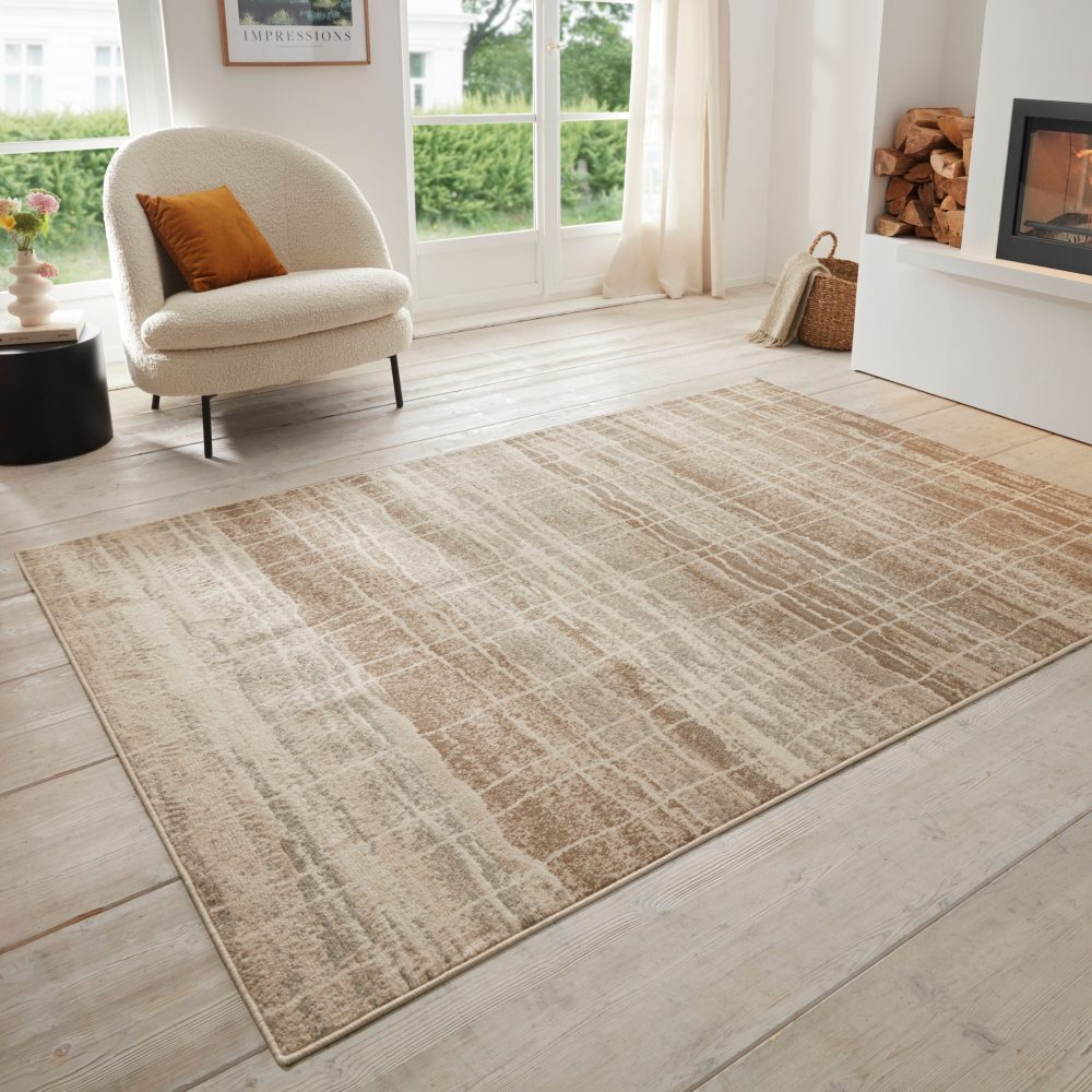 HANSE Home Teppich »Jord«, rechteckig, 8 mm Höhe, strapazierfähig, robust, pflegeleicht, ringsum gekettelt, geeignet für Fussbodenheizung