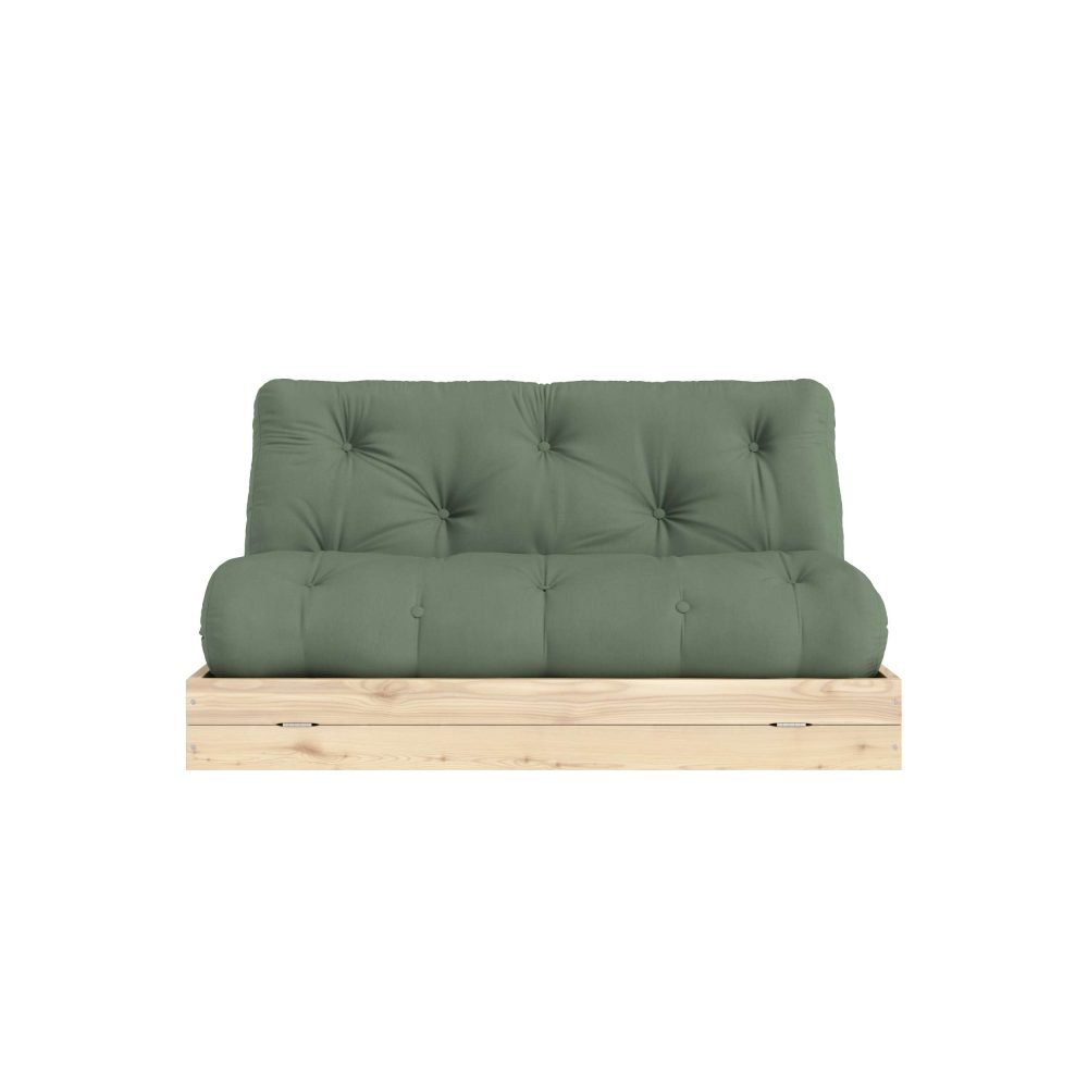 Karup Design Schlafsofa »Flip Sofabed, Made in Europe, mehrere Farben, vielseitig einsetzbar«, (B/H/T Sofa: ca 145 x 83 x 98,5 cm, Bett: ca 145 x 21 x 200 cm), inkl. handgefertigte Futonmatratze, FSC®-zertifiziertes Massivholz