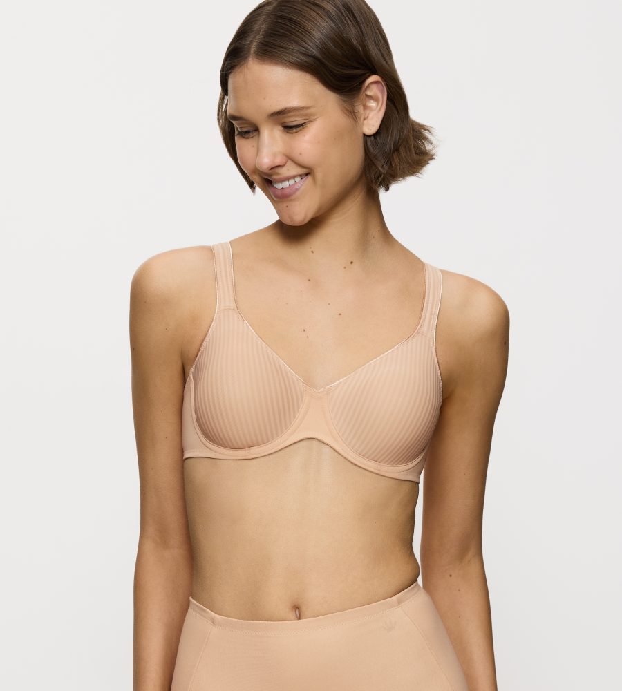 Modern Soft + Cotton BH mit Bügel, ungefüttert in beige