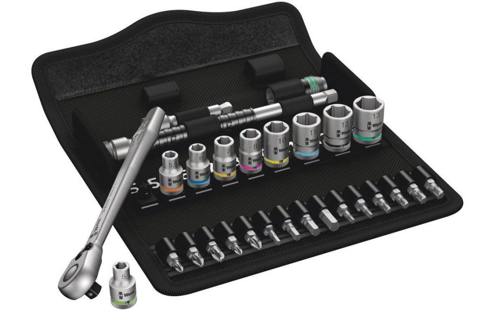 Wera Zyklop Metal 8100 SA 8 Steckschlüsselsatz metrisch 1/4 (6.3 mm) 28teilig 05004018001