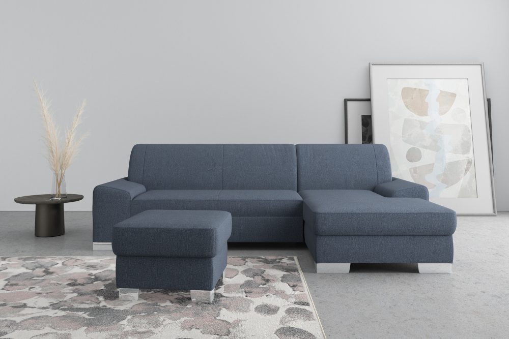 DOMO collection Ecksofa »Anzio«, wahlweise mit Bettfunktion und Federkern