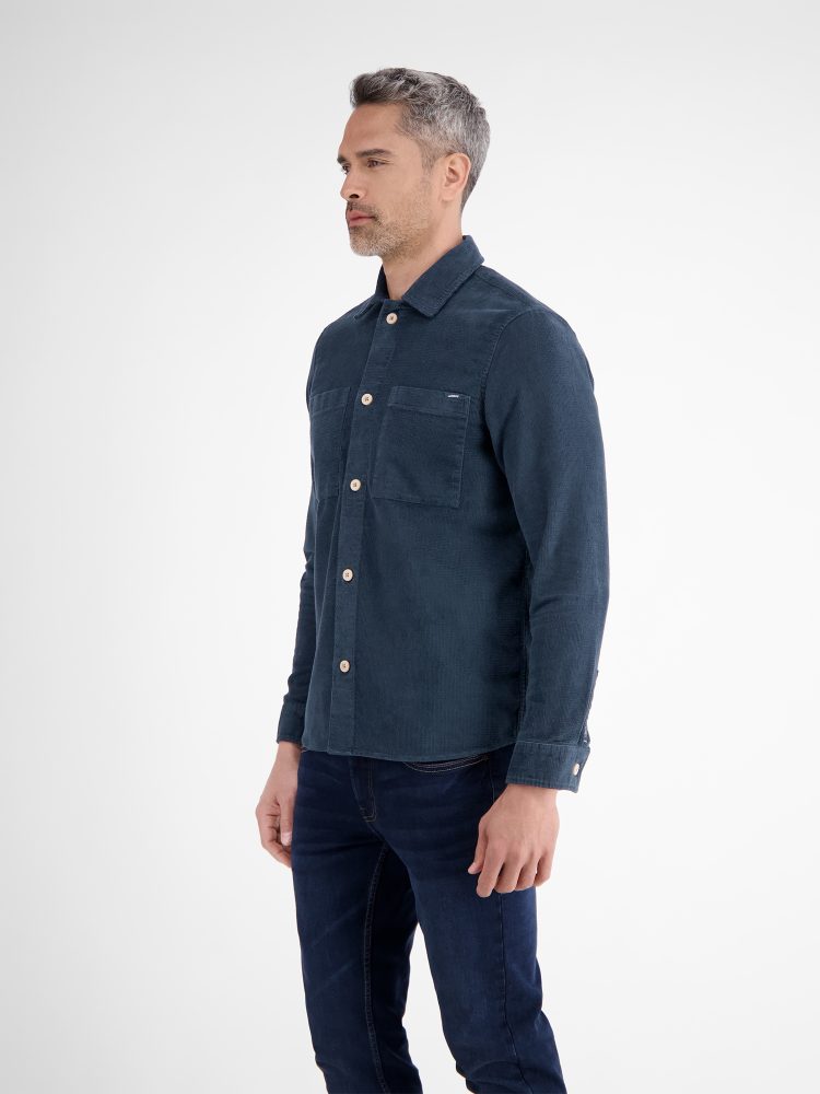 LERROS Langarmhemd »LERROS Modisches Cord-Overshirt«