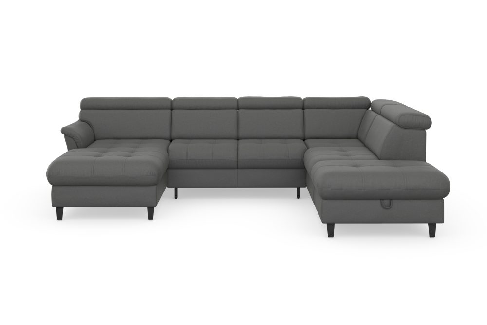 sit&more Wohnlandschaft, inklusive Kopfteilverstellung, wahlweise mit Bettfunktion und Bettkasten