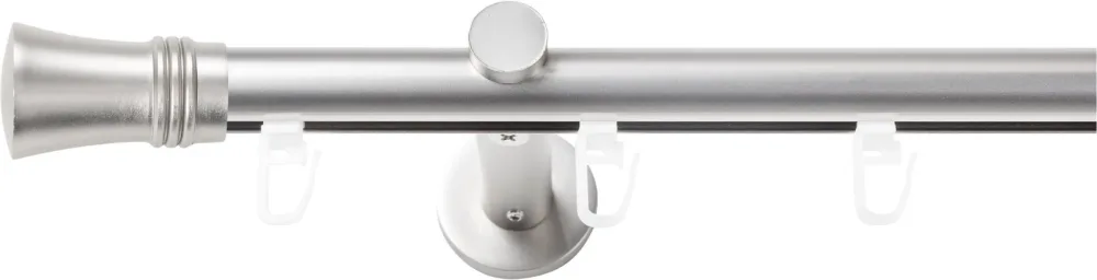 SN DECO GROUP Gardinenstange Ø 19 mm 1 läufig-läufig Fixmass;kürzbar