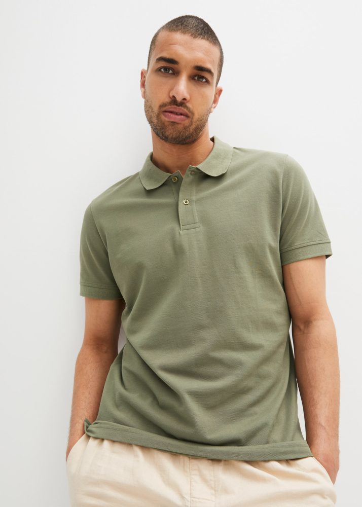 Pique-Poloshirt, Kurzarm