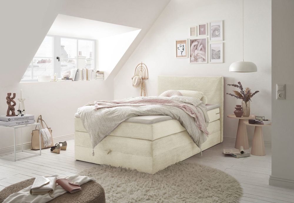 ED EXCITING DESIGN Boxspringbett »Luzern«, inkl. Bettkasten
