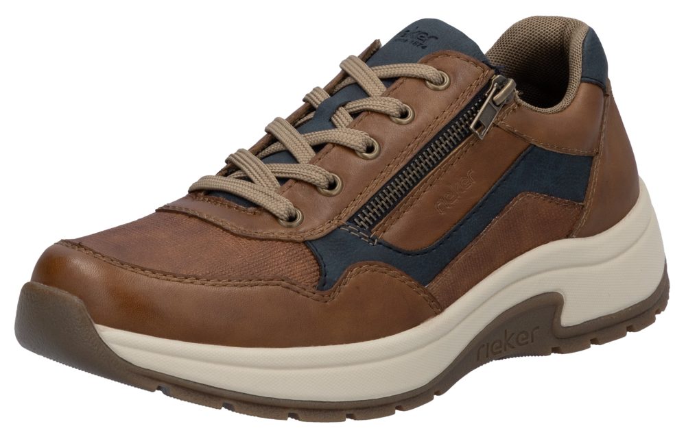 Rieker Sneaker, Halbschuh, Freizeitschuh, Schnürschuh in bequemer Form