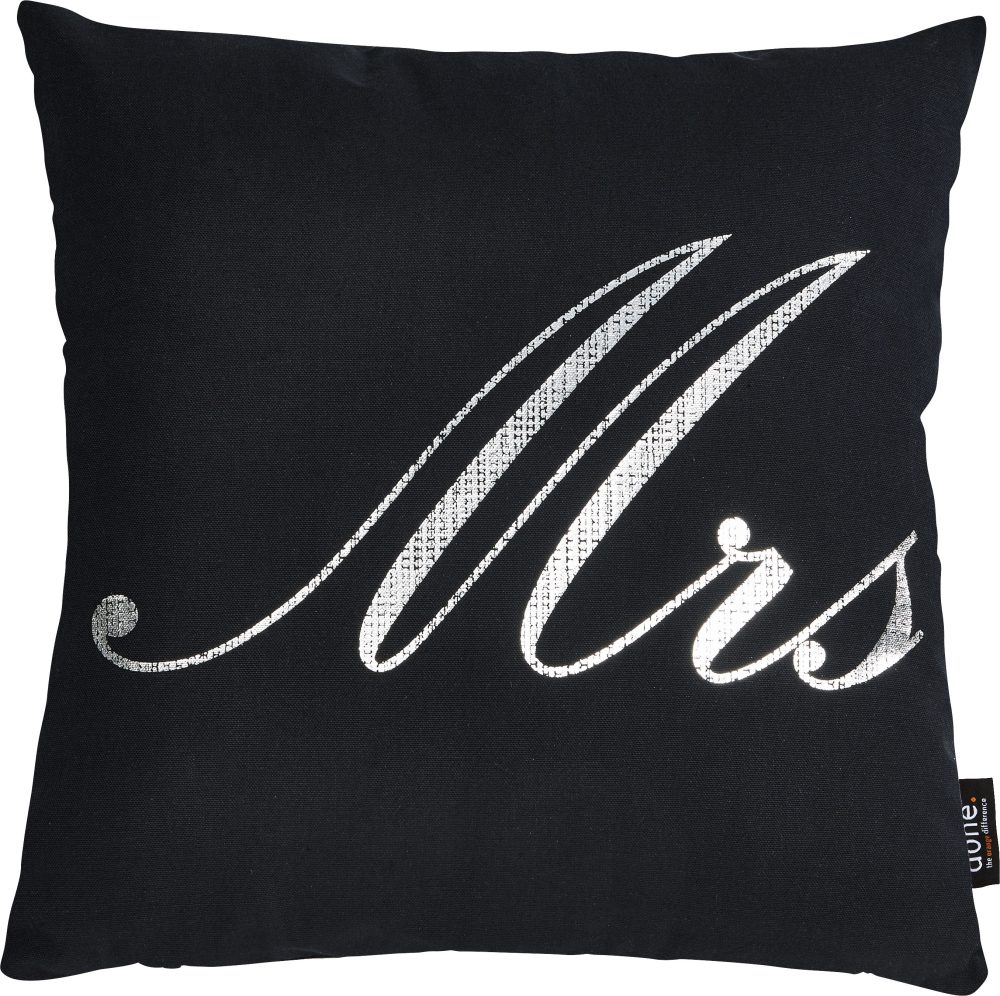 done.® Dekokissen »Stone Mrs«, (1 St.), mit Schriftzug Mrs