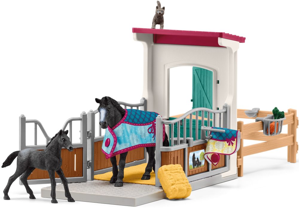 Horse Club Pferdebox mit Stute und Fohlen, Spielfigur