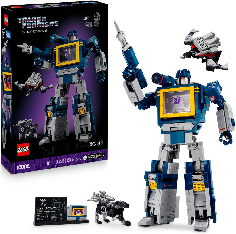 LEGO® Konstruktionsspielsteine »Icons Transformers: Soundwave 10358«