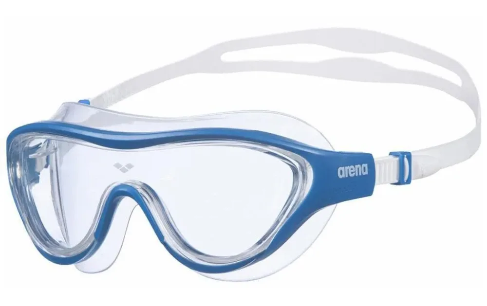 Arena The One Mask Schwimmbrille blau, Harte GläserUnverspiegelte Gläser