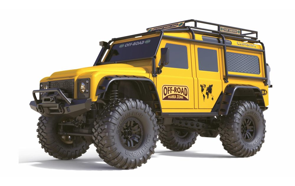 Amewi Dirt Climbing SUV Safari Brushed 1:10 RC Modellauto Elektro Crawler Allradantrieb (4WD) RtR 2,4 GHz Inkl. Akku und