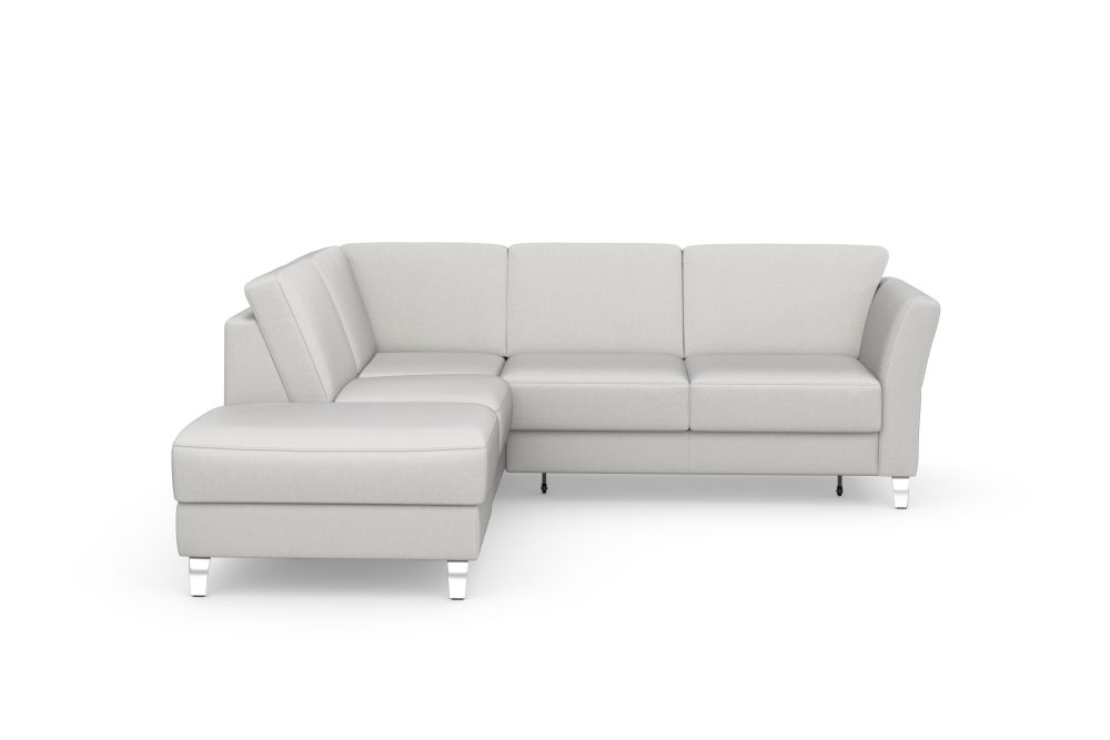 sit&more Ecksofa »Visby V«, Wahlweise mit Bettfunktion und Stauraum, frei im Raum stellbar, mit Federkern, auch erhältlich in dem besonders leicht mit Wasser zu reinigendem 