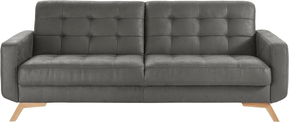 exxpo - sofa fashion 3-Sitzer, mit Bettfunktion und Bettkasten