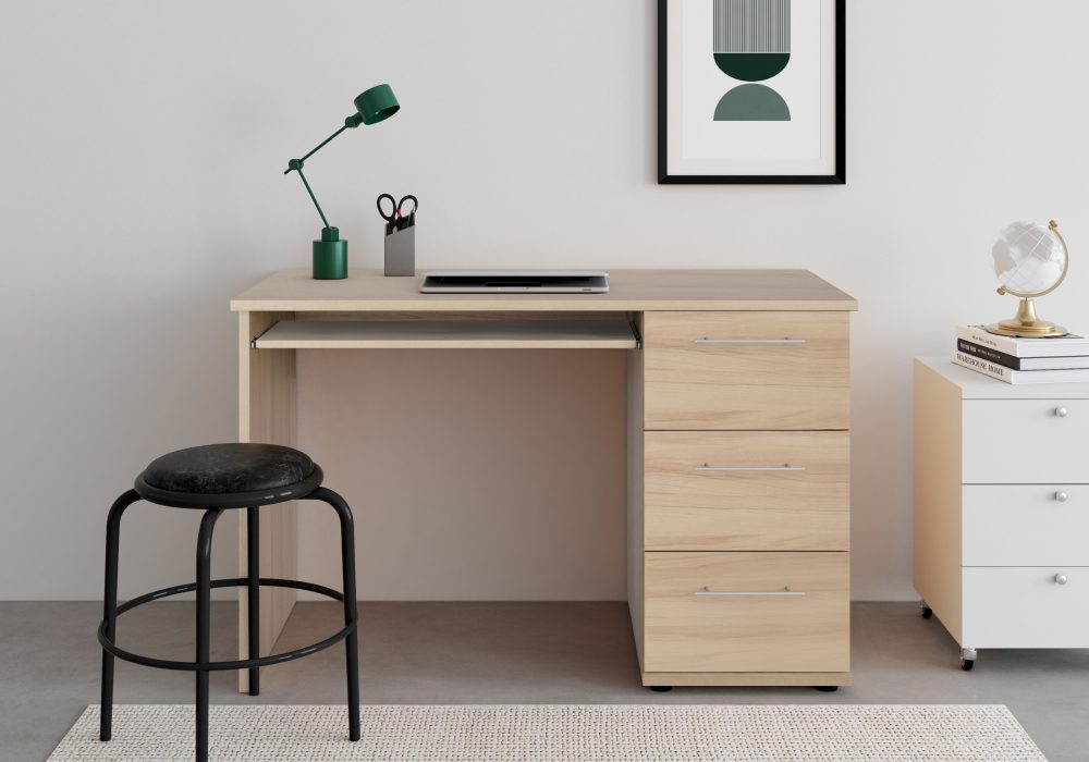 Schreibtisch »Tobi«, mit 3 Schubkästen, Made in Germany